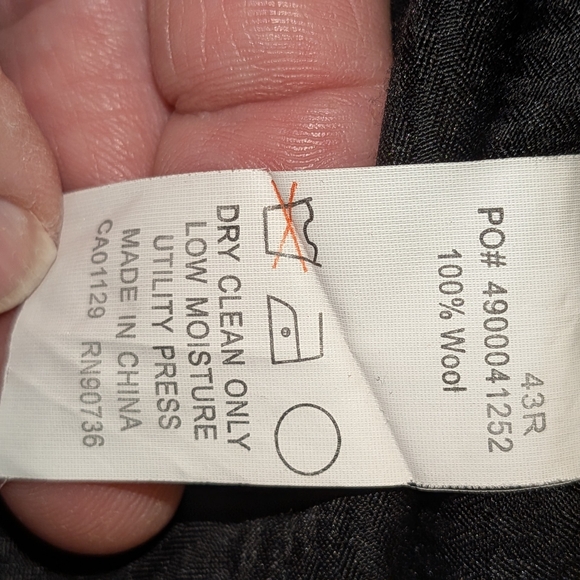 Calvin Klein Charcoal Men's Suit - Picture 7 of 10